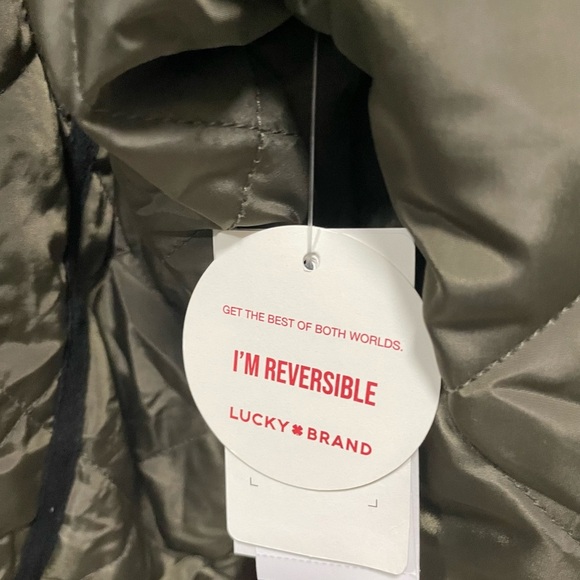 NWT-Lucky Brand Quilted Coat/Jacket - Picture 4 of 14